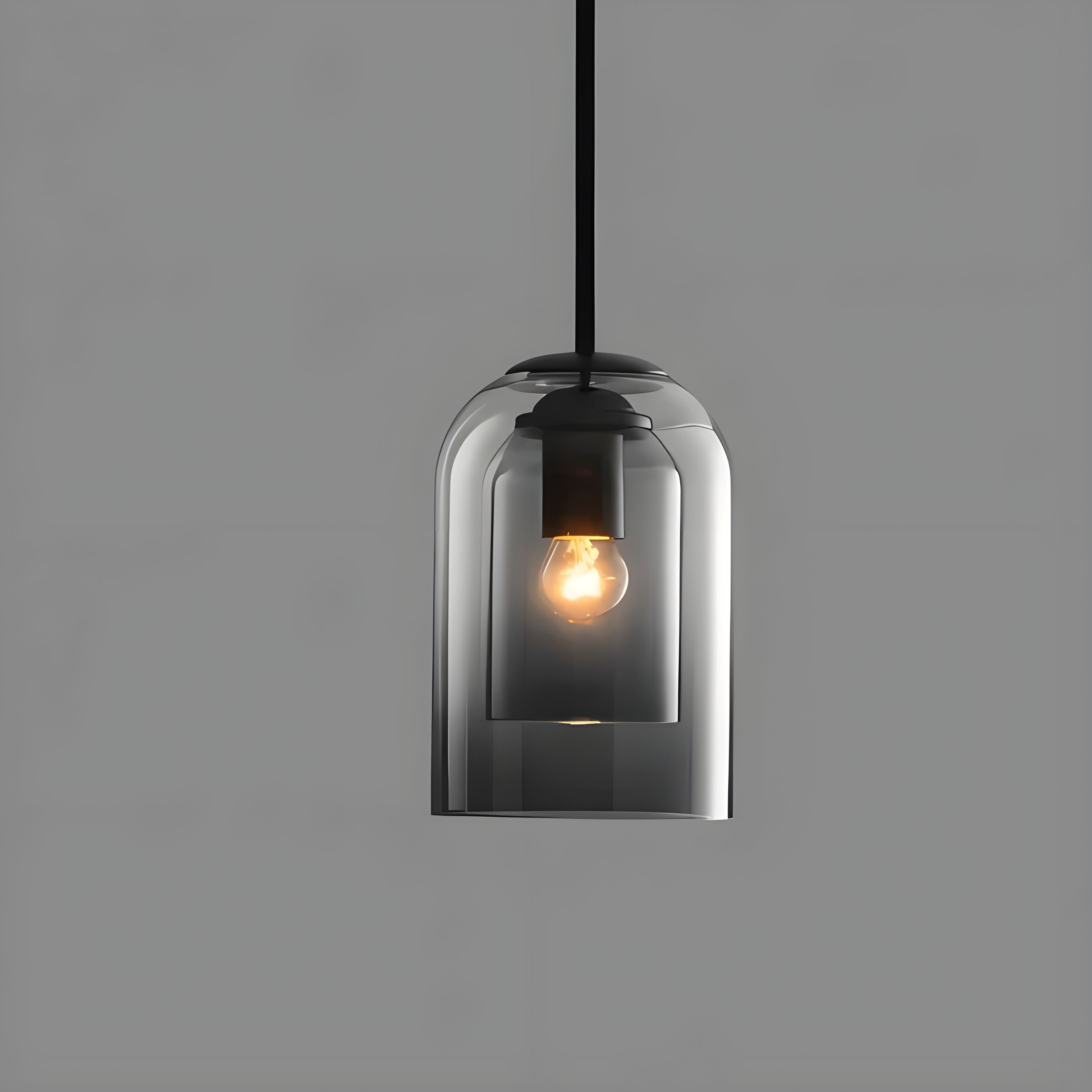 SkyGleam Light - Moderne Doppelglas-Pendelleuchte