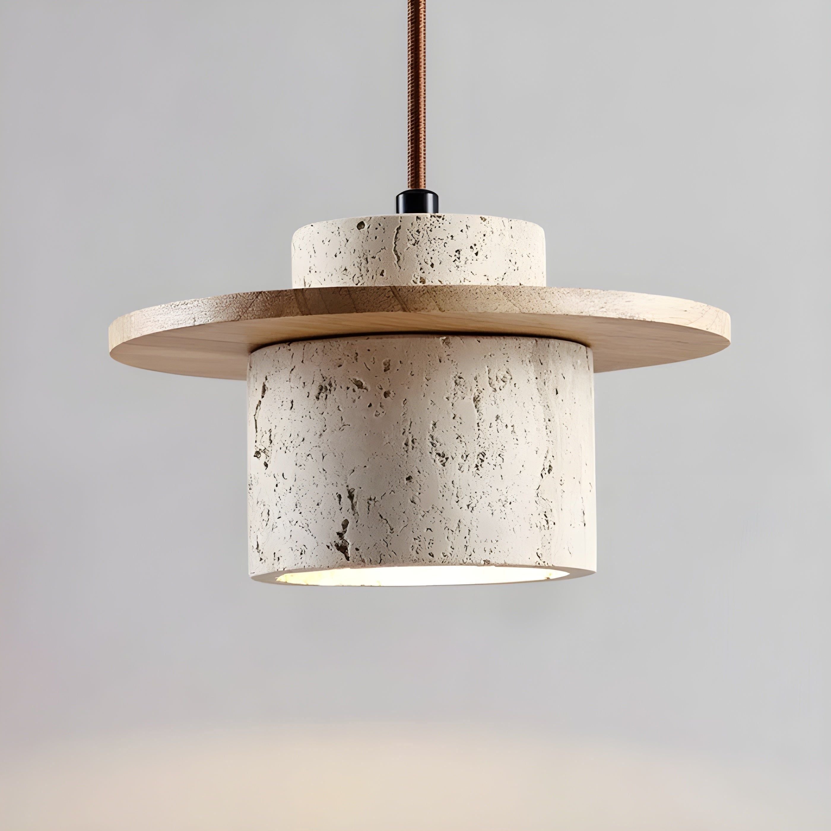 Naturstein Tischlampe – Handgefertigt im Wabi-Sabi-Stil | Warmes, Stimmungsvolles Licht