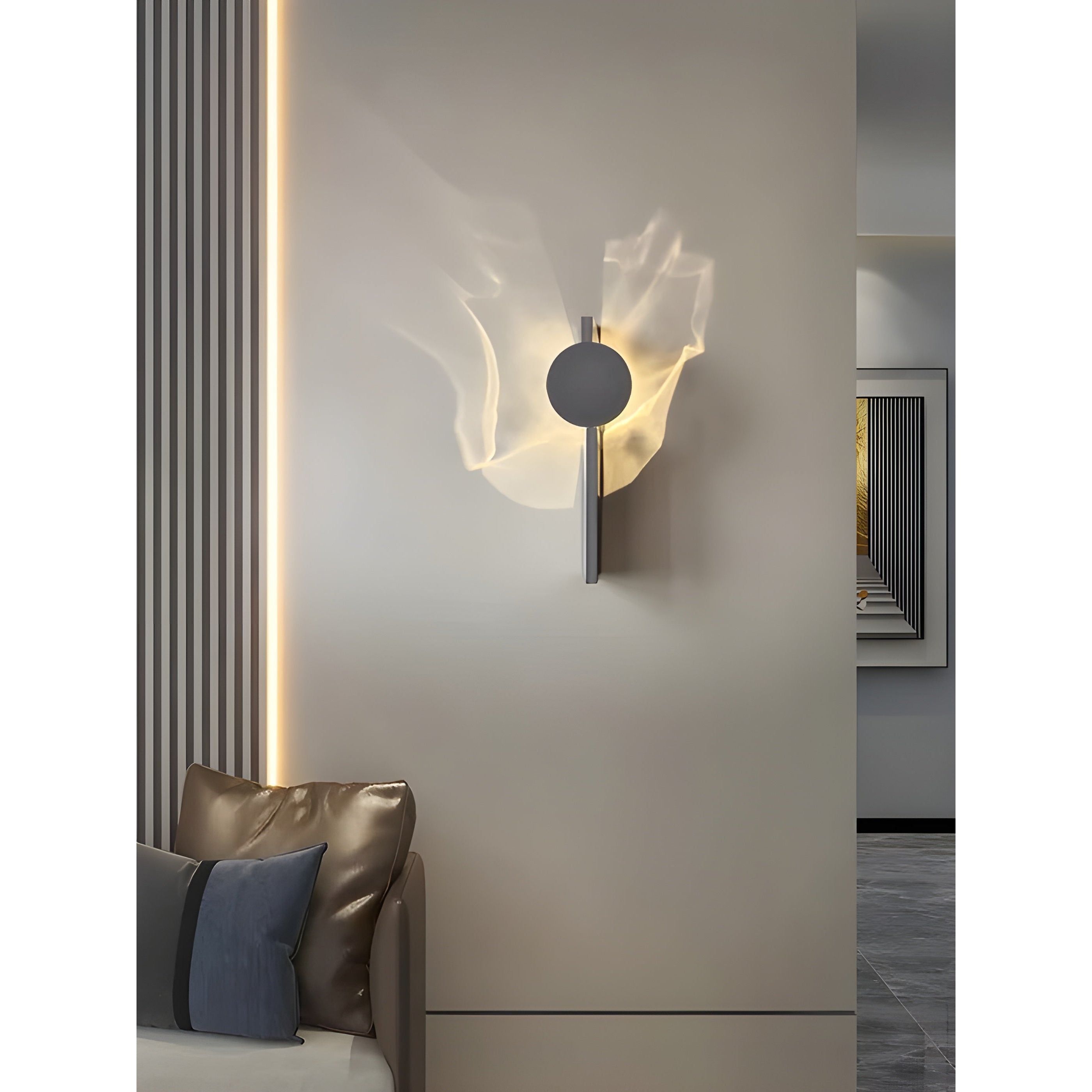 Stellar Light - Luxus Edelstahl Wandlampe für Zuhause