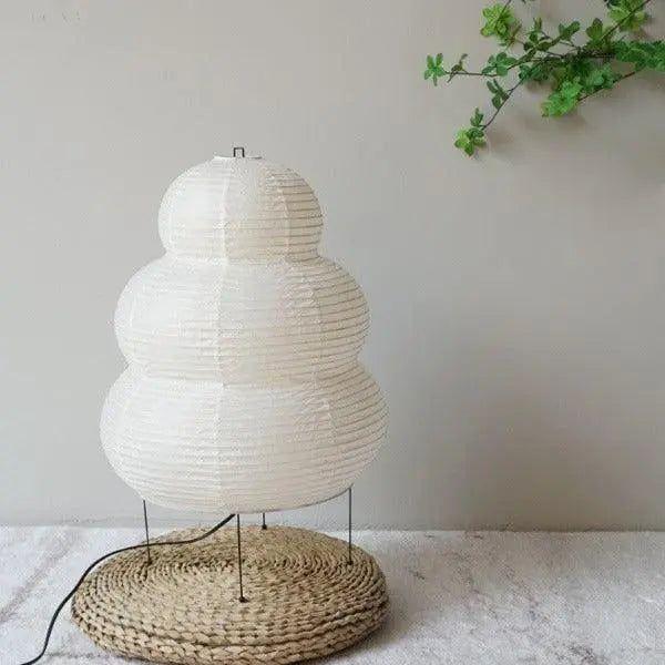Japanische Wabi-Sabi Stehleuchte - Reispapier-Lampe - Elegare - DEA002 - Default-Title