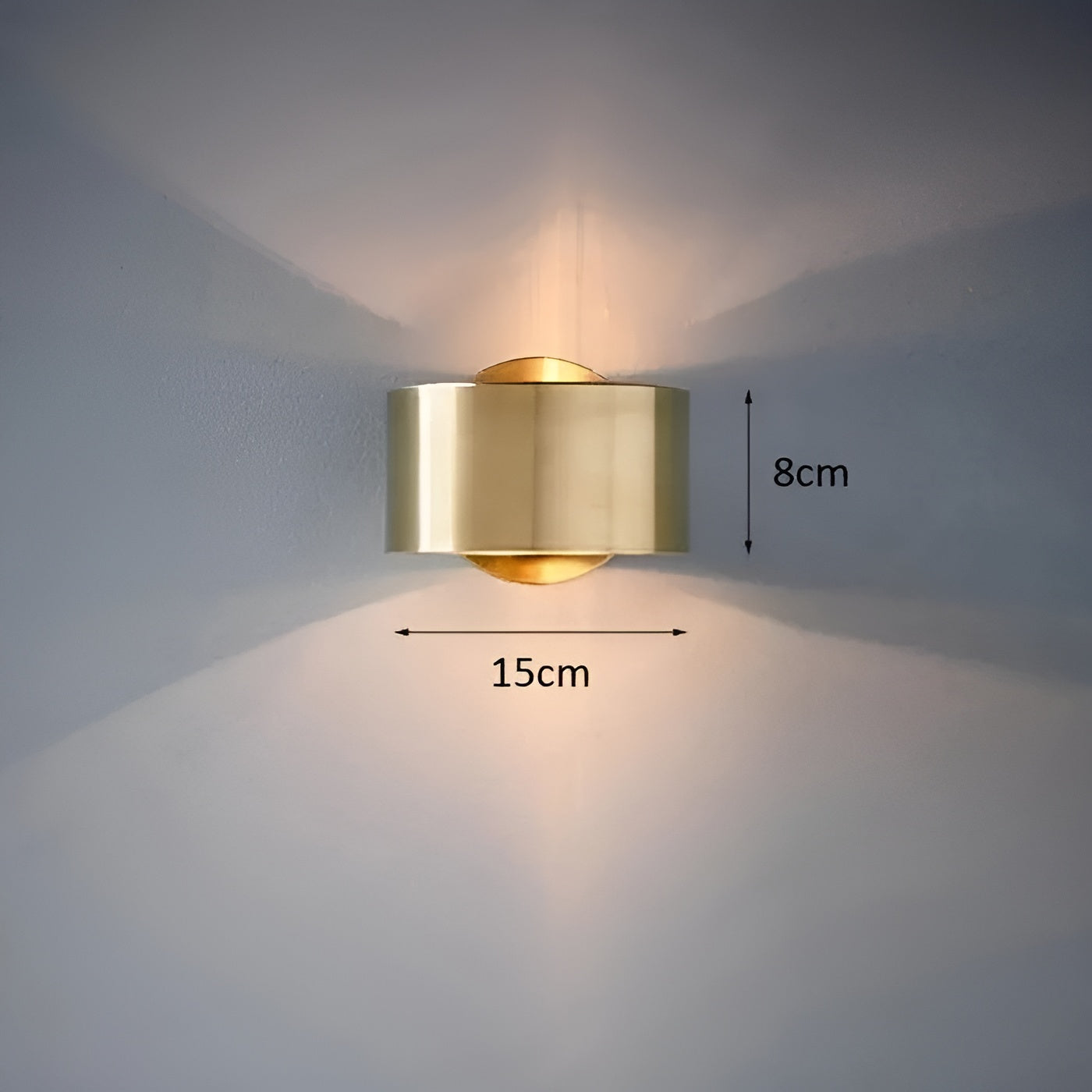 BrioGlow Light - Moderne Wandleuchte für Innenräume