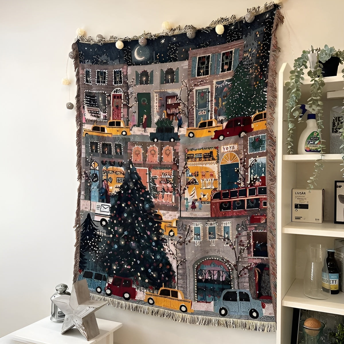Weihnachtsdecke mit Nussknacker-Motiv – Weiches Fleece | Perfekt für Winterabende und Dekoration