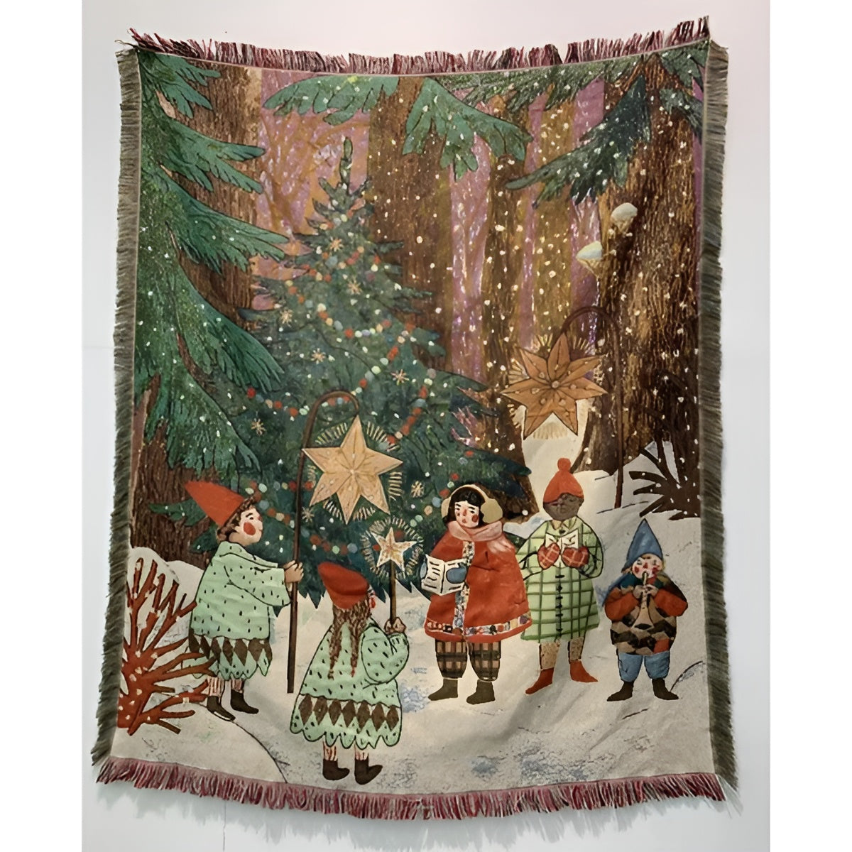 Weihnachtsdecke mit Nussknacker-Motiv – Weiches Fleece | Perfekt für Winterabende und Dekoration