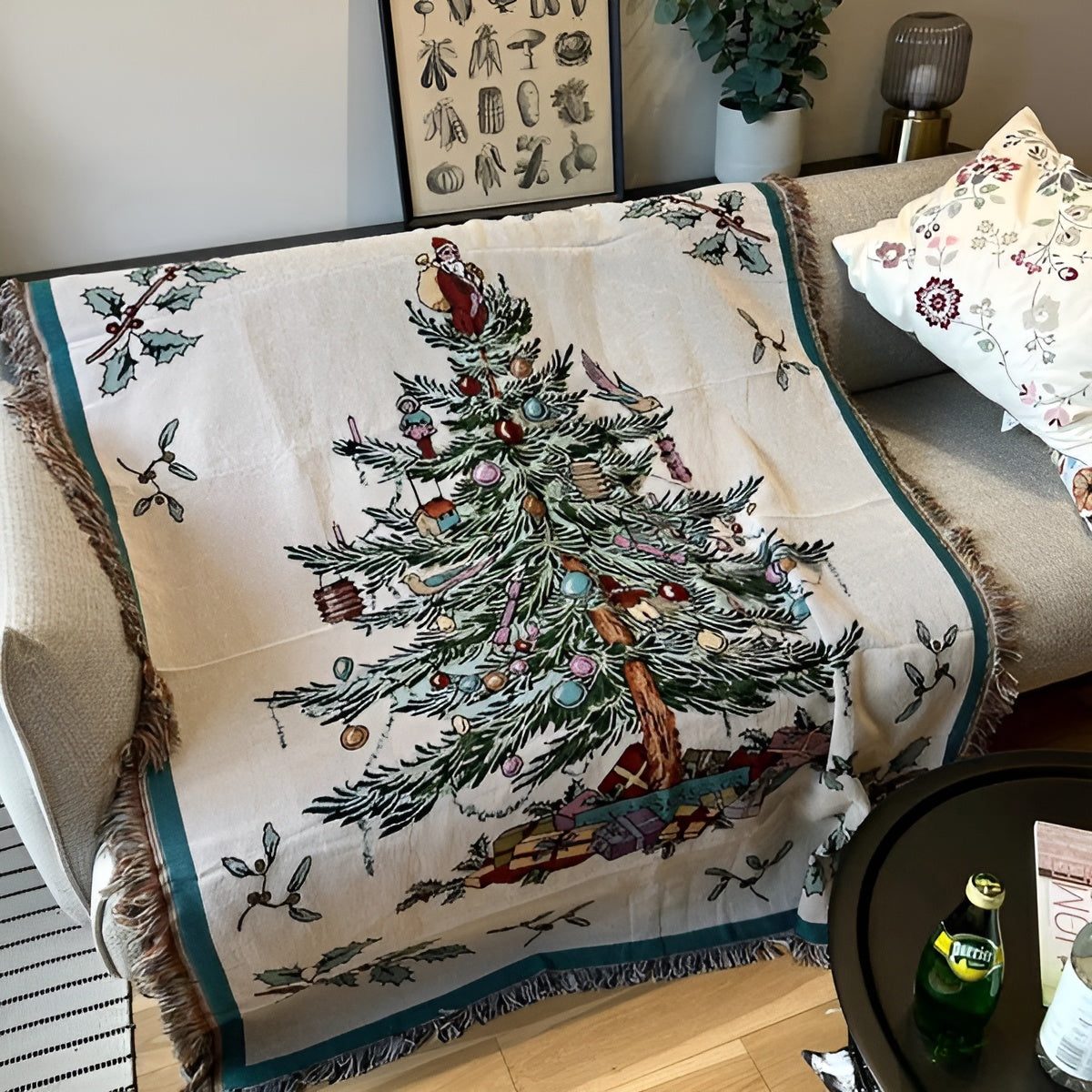 Weihnachtsdecke mit Nussknacker-Motiv – Weiches Fleece | Perfekt für Winterabende und Dekoration