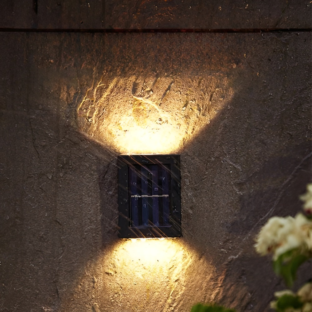 Solar Wandleuchte mit Bewegungsmelder – LED Außenbeleuchtung für Haus & Garten