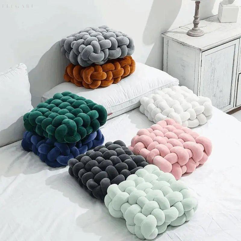 Kote - Wohnzimmer-Plüsch-Knopf-Sitzkissen: Das perfekte Accessoire für Ihr Zuhause - Elegare - DEA071 -