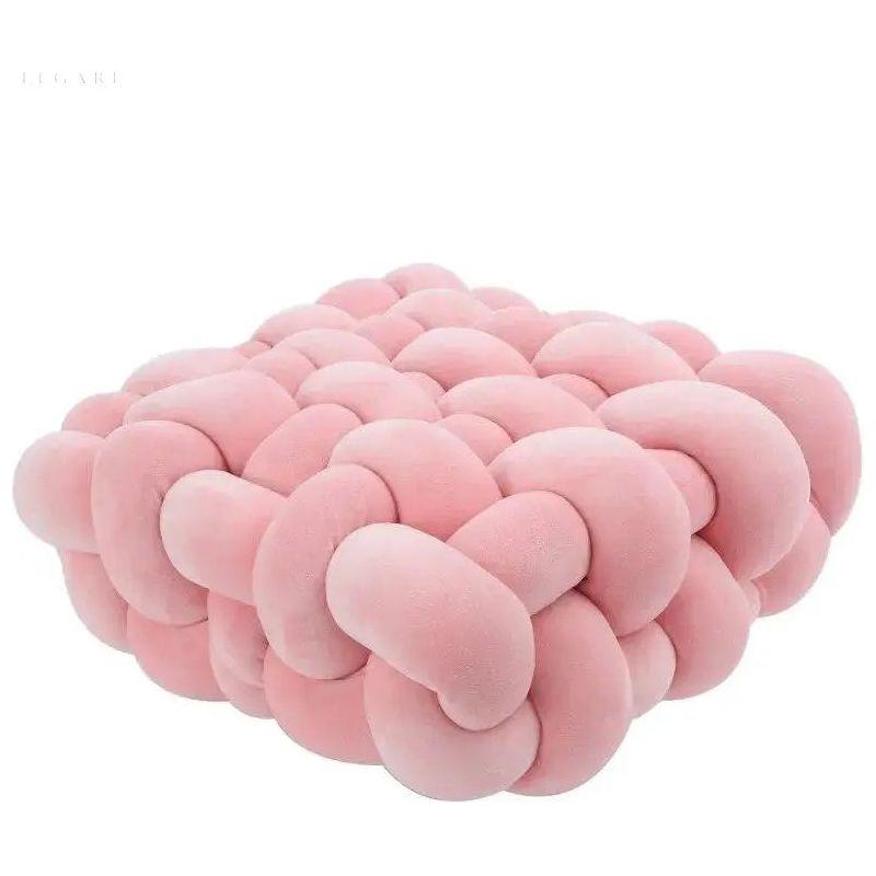 Kote - Wohnzimmer-Plüsch-Knopf-Sitzkissen: Das perfekte Accessoire für Ihr Zuhause - Elegare - DEA071 - Rosa