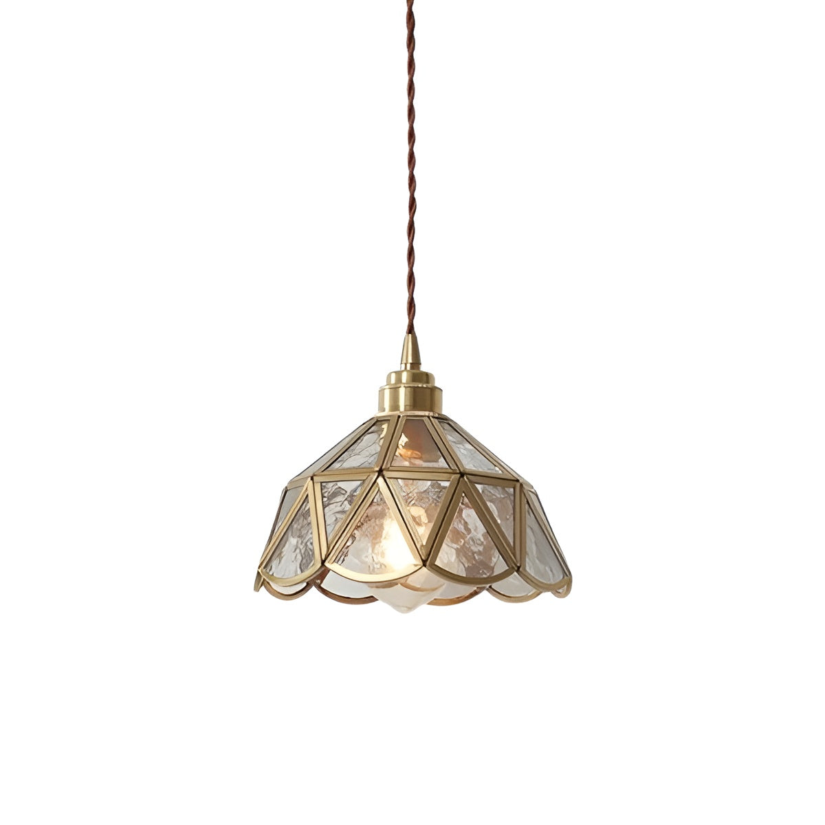 Vintage Hängeleuchte aus Keramik – Verstellbare Höhe | Warmes LED-Licht für Ess- und Wohnzimmer