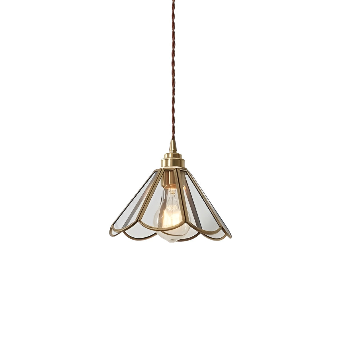 Vintage Hängeleuchte aus Keramik – Verstellbare Höhe | Warmes LED-Licht für Ess- und Wohnzimmer