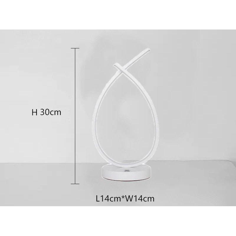TranquilBeam Lampe - Schlafzimmer Tischlampe mit Touch-Schalter Elegare