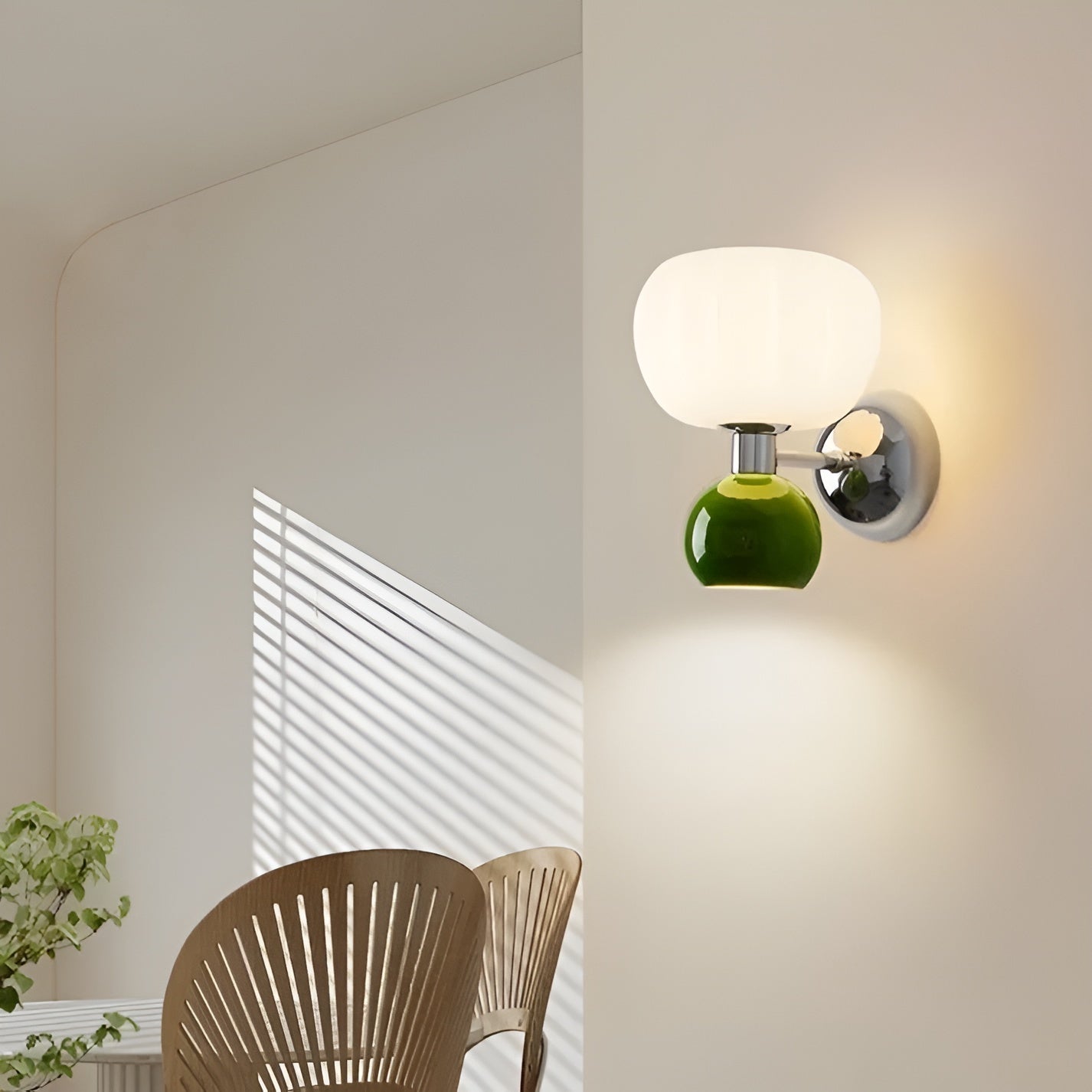 PumpkinGlow Light – Moderne Kürbis-Stil LED-Wandleuchte