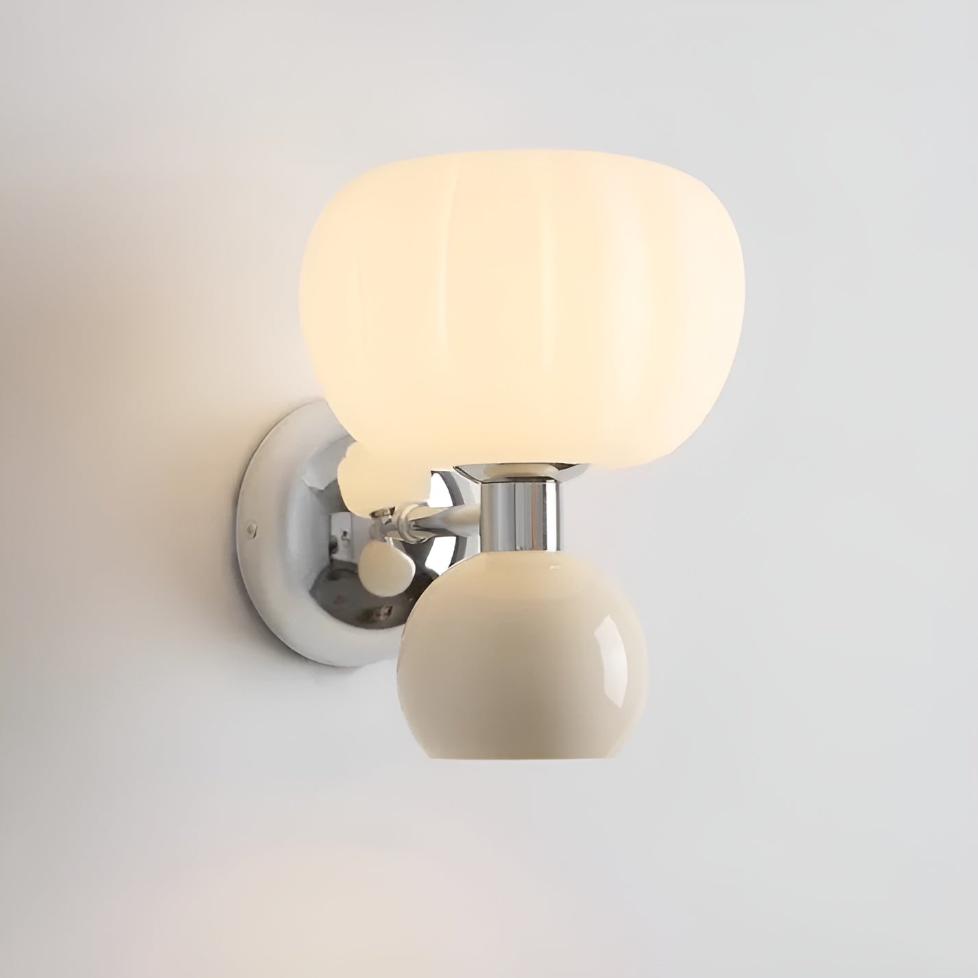 PumpkinGlow Light – Moderne Kürbis-Stil LED-Wandleuchte