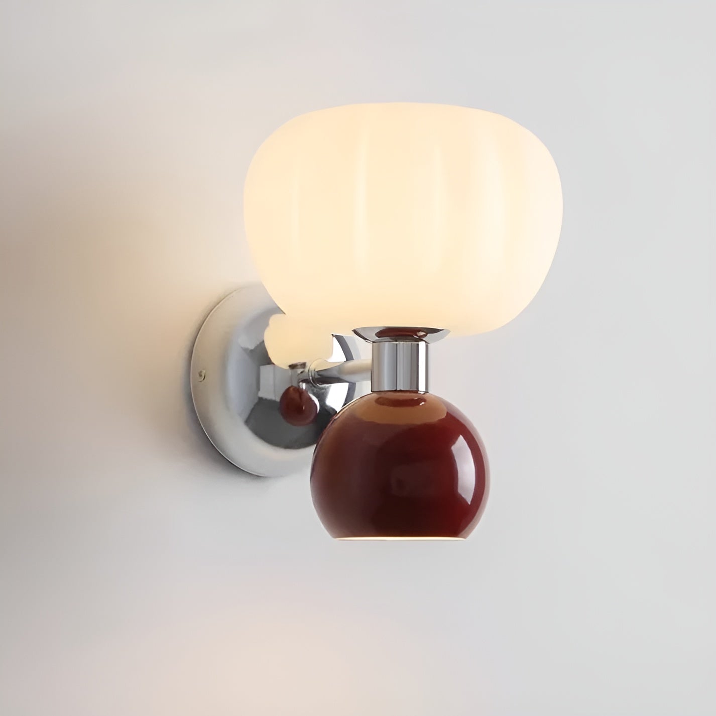 PumpkinGlow Light – Moderne Kürbis-Stil LED-Wandleuchte