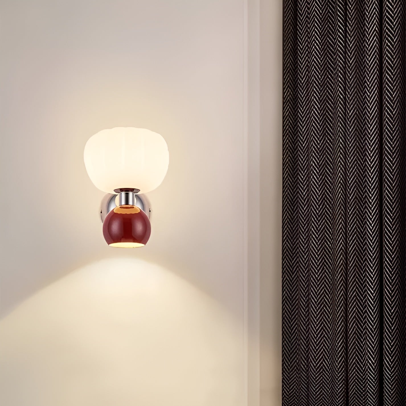 PumpkinGlow Light – Moderne Kürbis-Stil LED-Wandleuchte