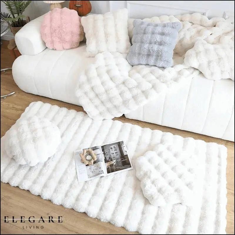 Lorvi - Plush Fashion Bubble Flower Teppichs - Elegare - DEA114 -