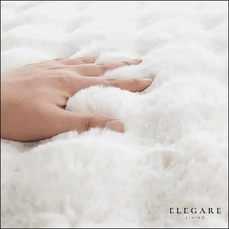 Lorvi - Plush Fashion Bubble Flower Teppichs