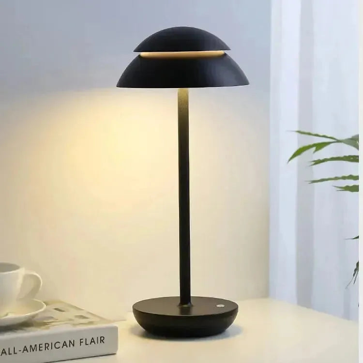 Lux Glow - Ästhetische Helle Tischleuchte - Elegare - DEA157 - Schwarz