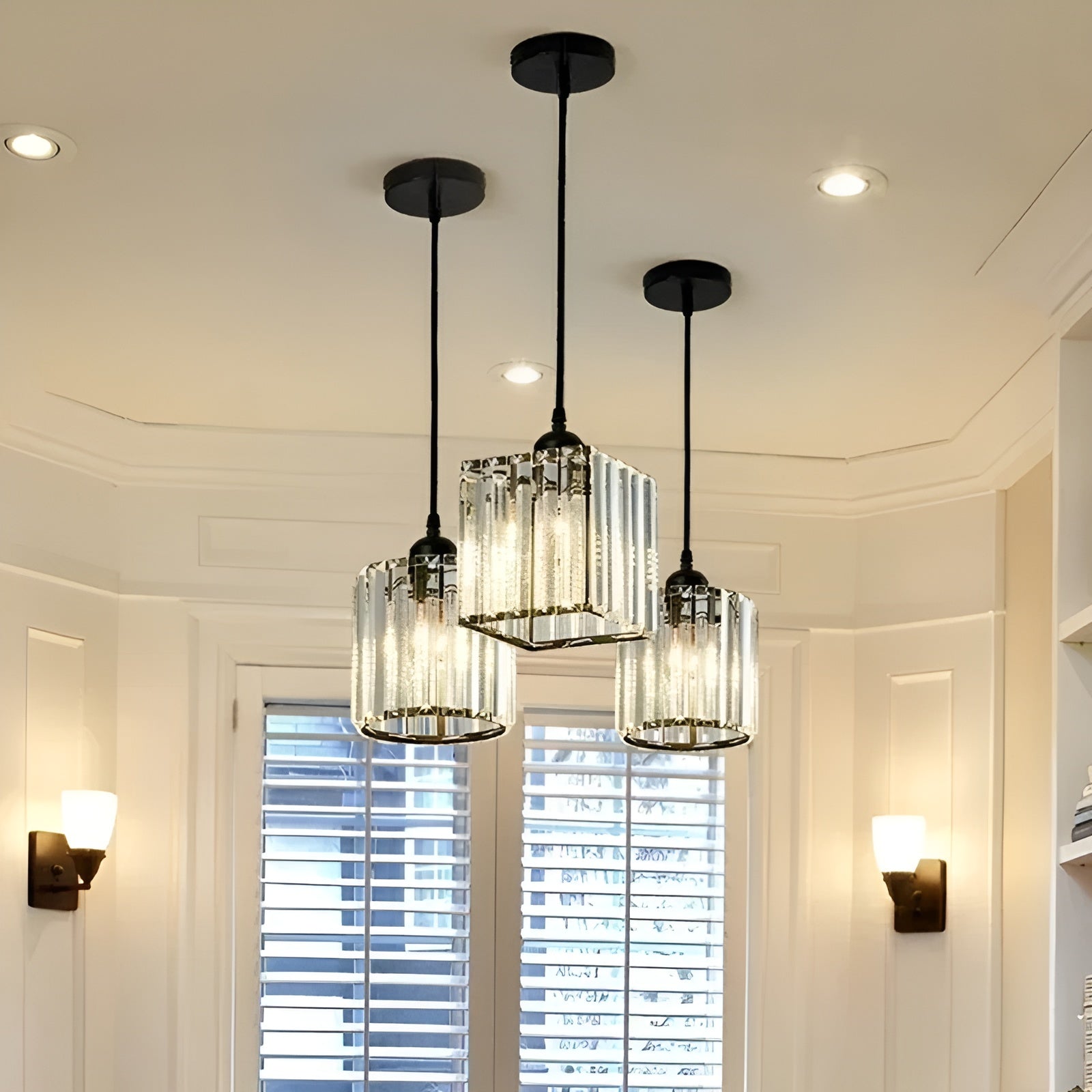 BrilliantGlow Light - Elegante K9 Kristall-Hängeleuchte