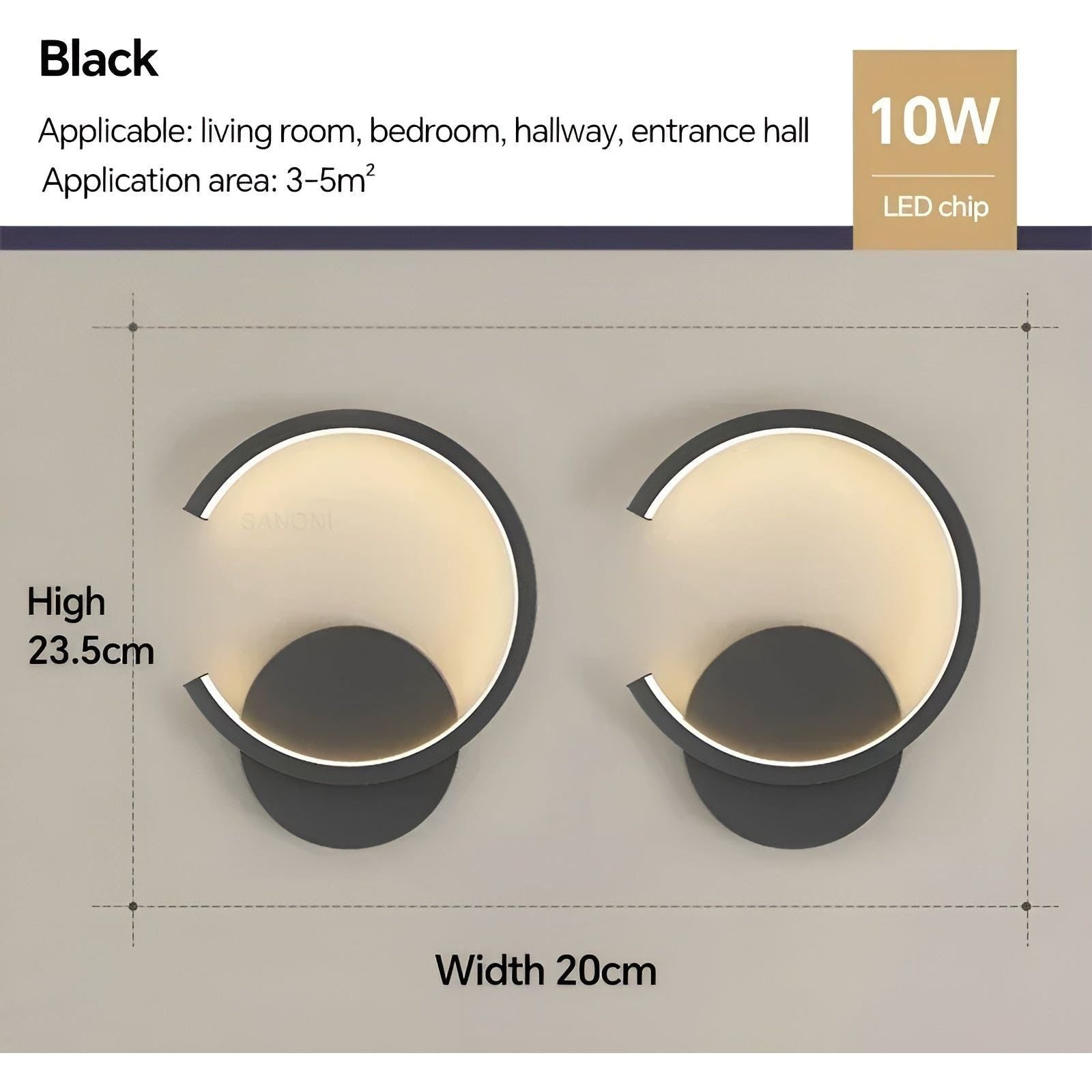 StarryStream Lights - Nordische Moderne Wohnkultur Wandlampe Elegare