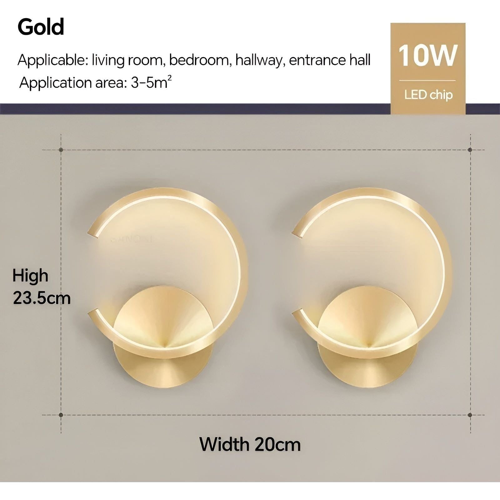 StarryStream Lights - Nordische Moderne Wohnkultur Wandlampe Elegare