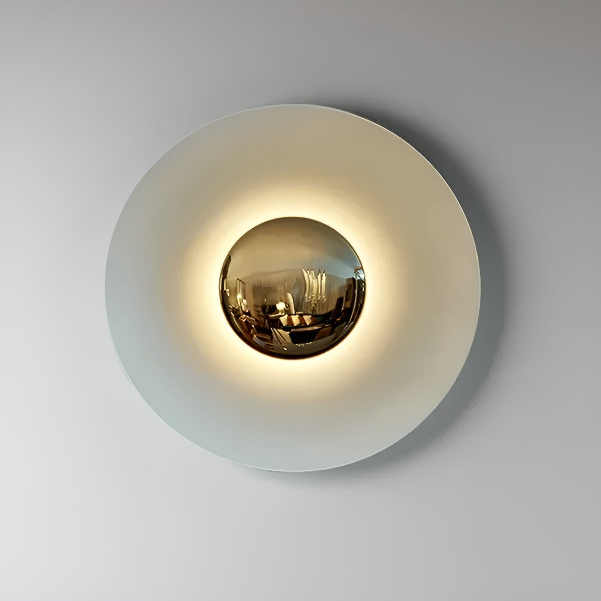 Runde LED-Wandleuchte – Modernes Design mit sanftem Licht