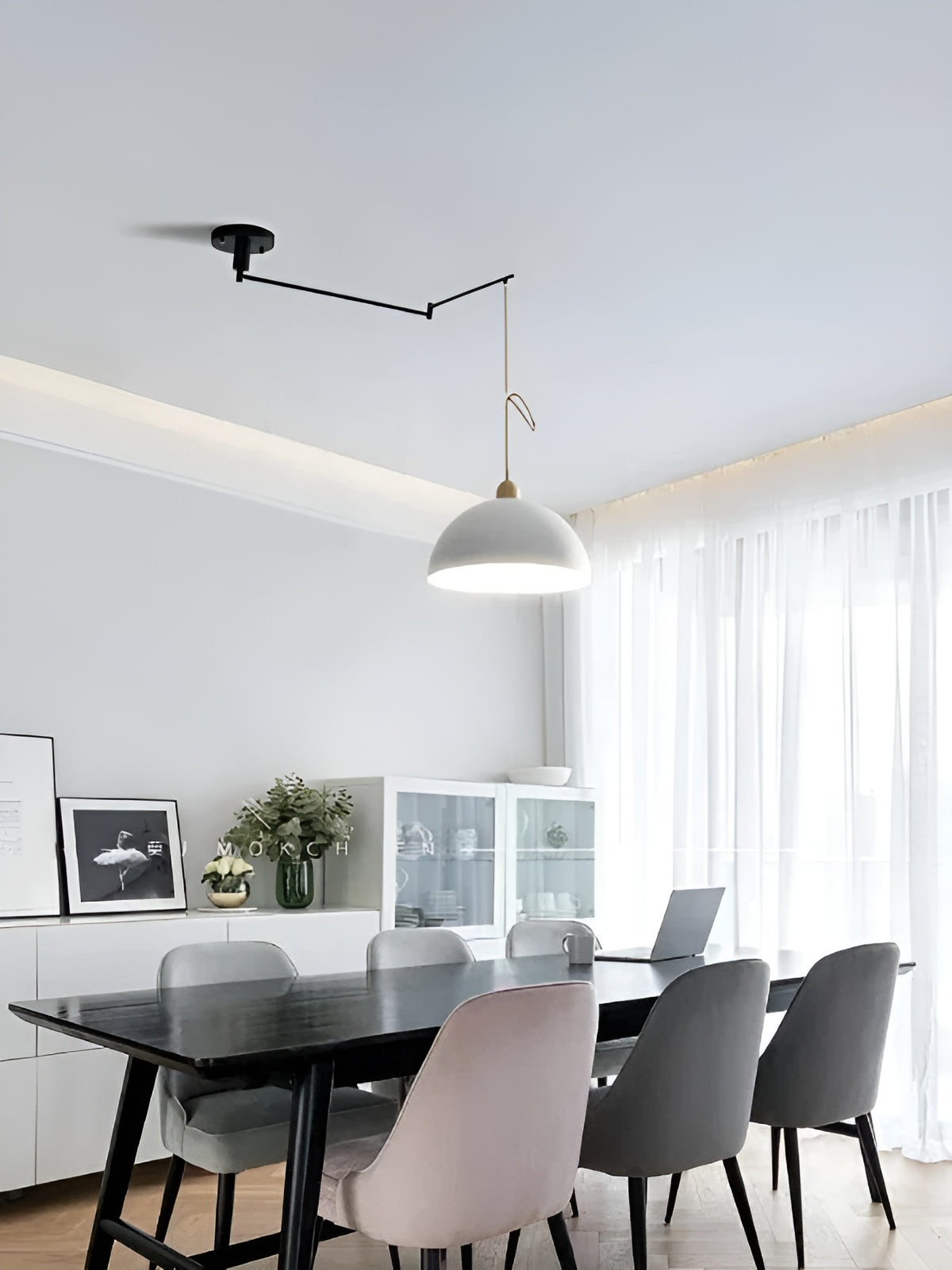 LuxeSwing Light - Nordische Verstellbare LED-Hängeleuchte mit Schwenkarm