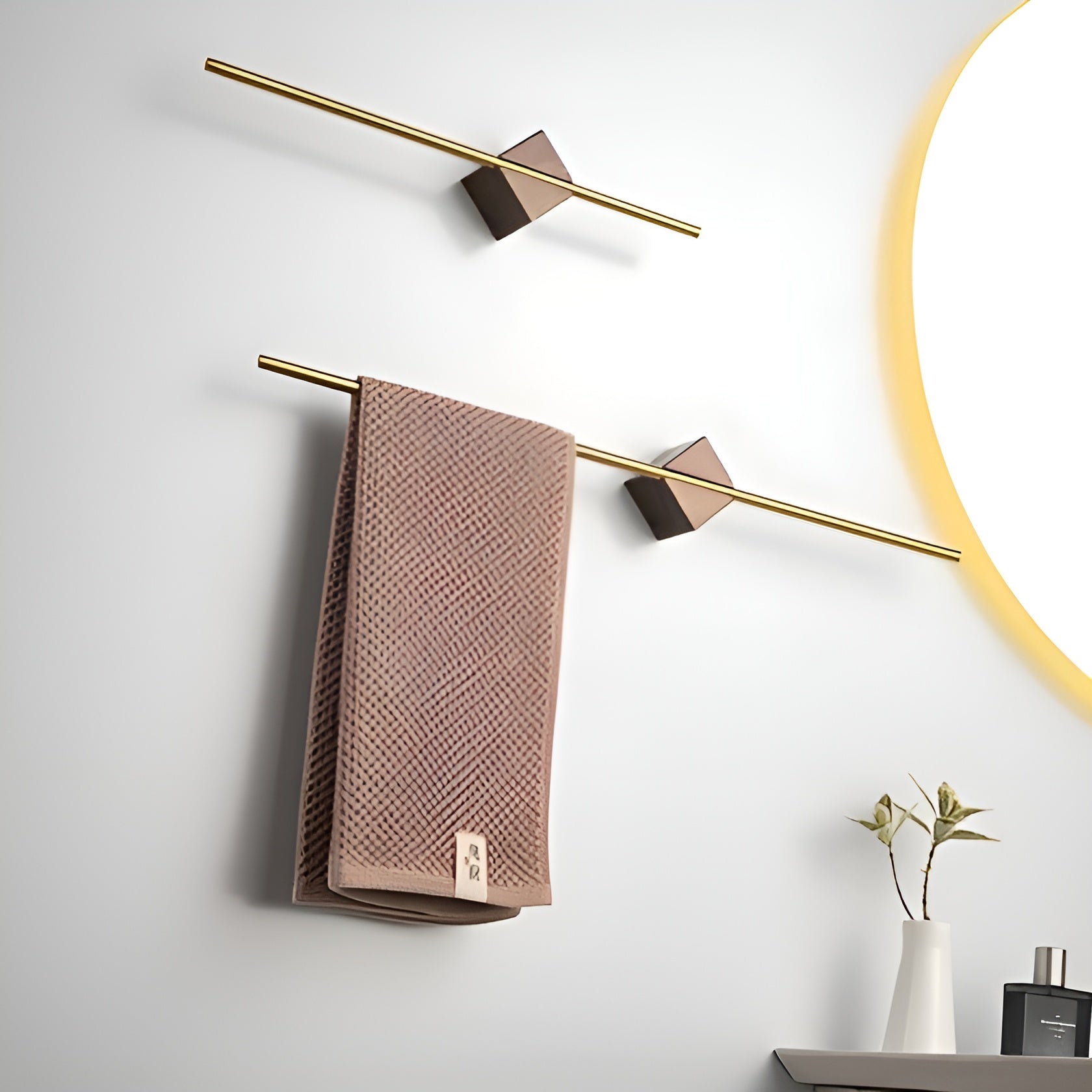 Handtuchhalter aus Metall – Schlicht und Stabil | Perfekt für Badezimmer