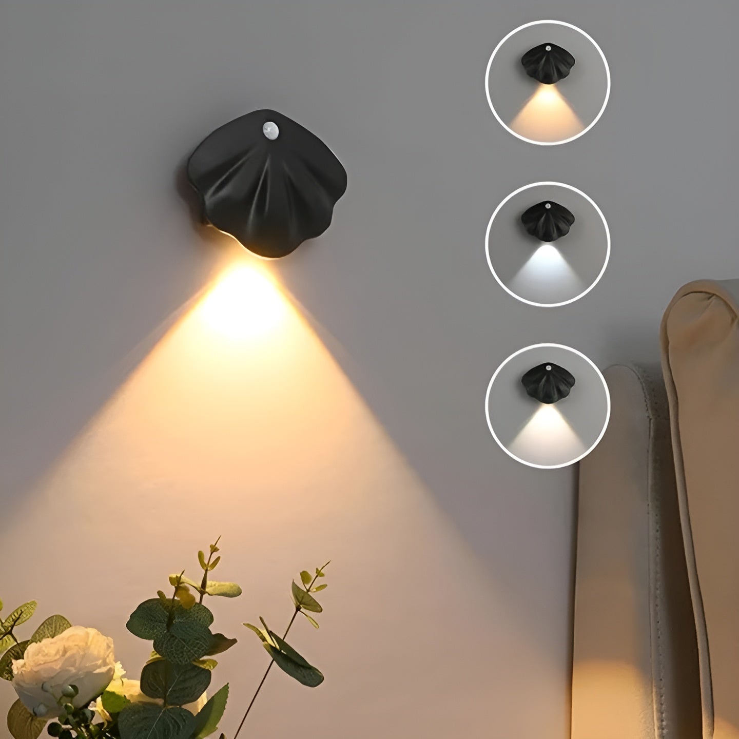 Bewegungsmelder LED-Leuchte – Kabellos & Dimmbar | USB-Wiederaufladbar für Treppen & Innenräume