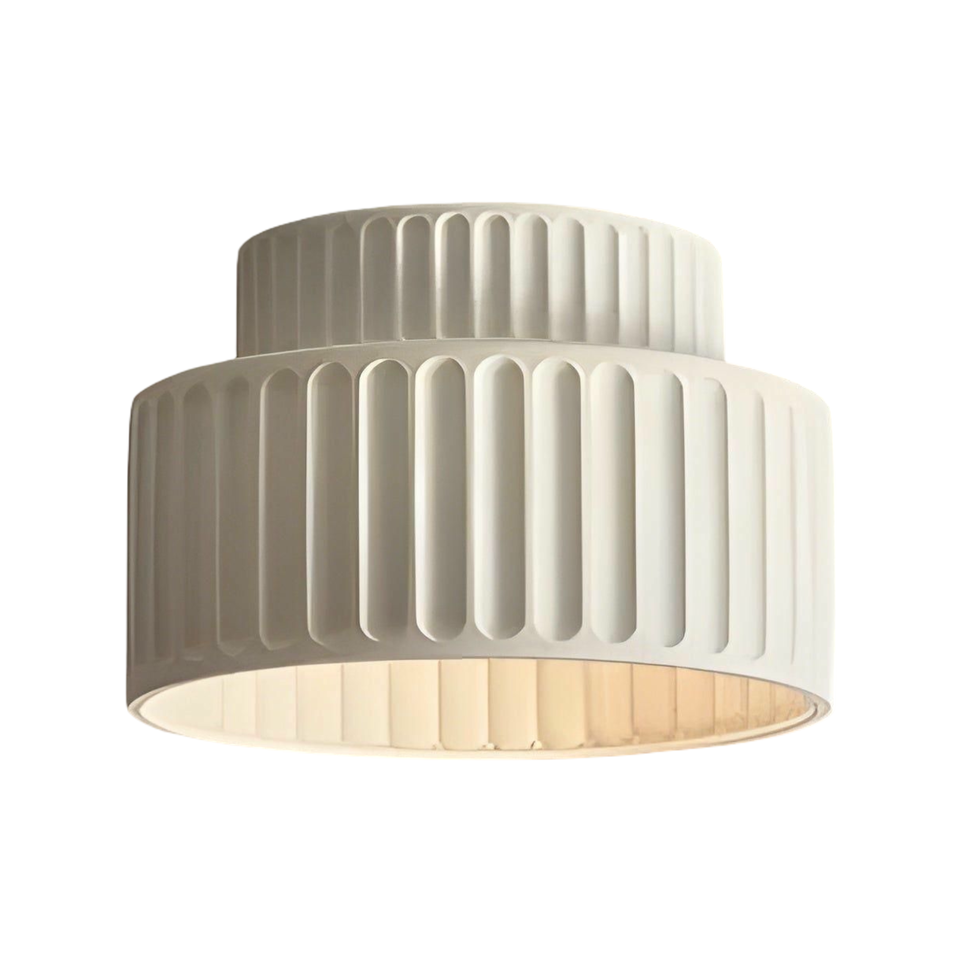LED-Deckenlampe in Creme – Weiches Licht für ein Gemütliches Wohnambiente