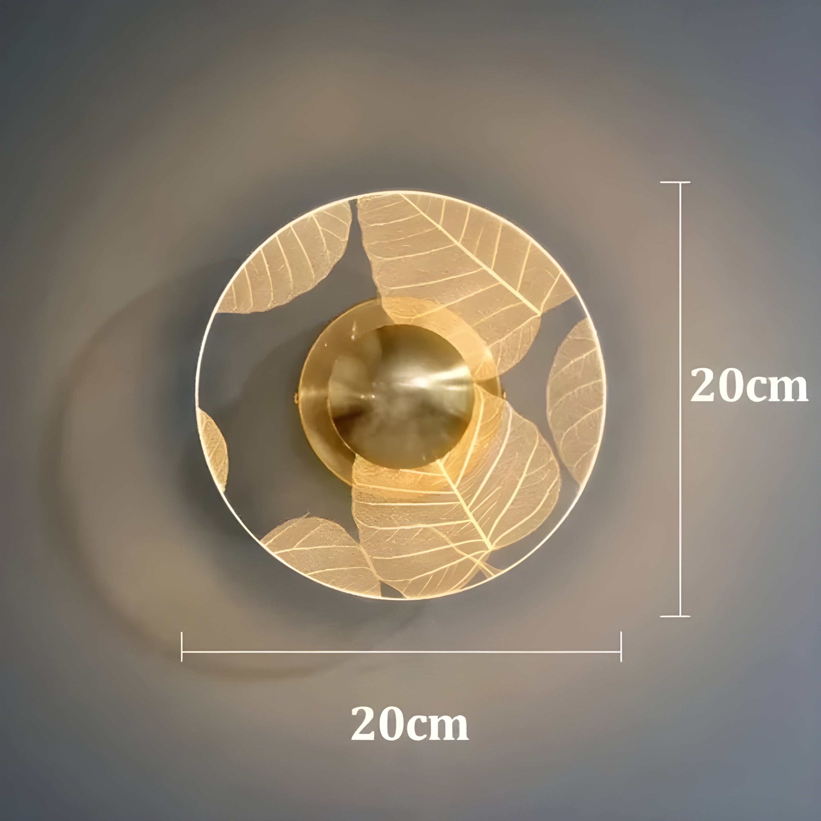 FlorenceGlow Light – Skandinavische Runde LED-Wandleuchte
