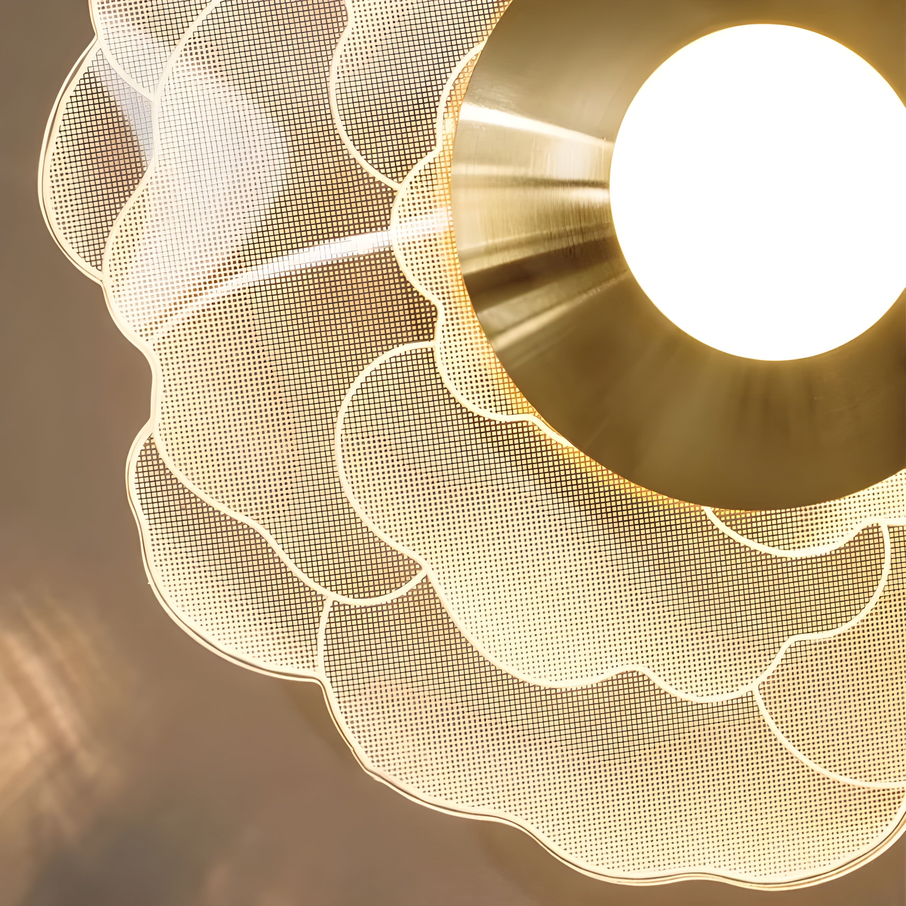 FlorenceGlow Light – Skandinavische Runde LED-Wandleuchte