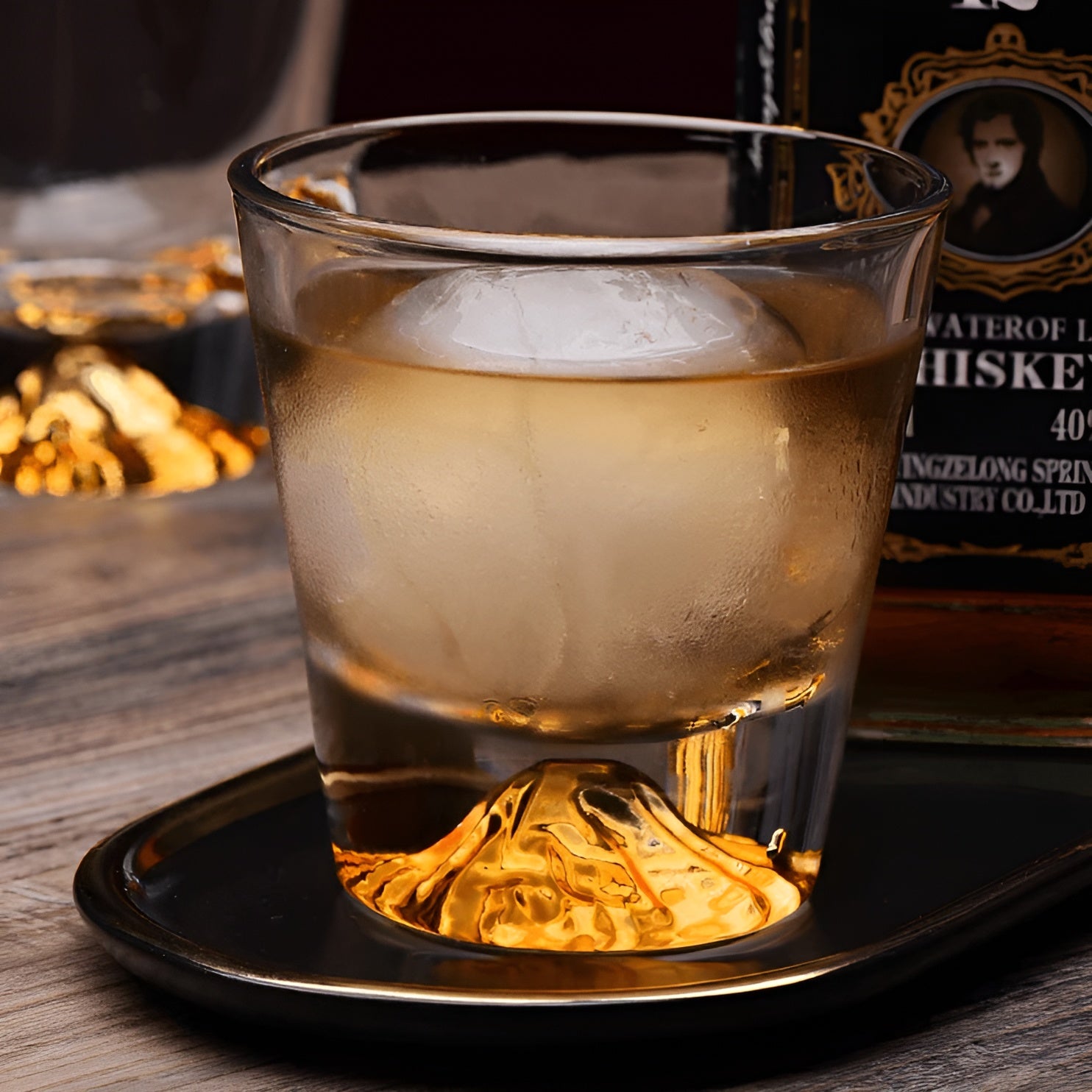 Whiskygläser mit Mount-Fuji-Design – Elegantes Set für Genießer