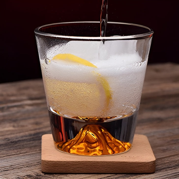 Whiskygläser mit Mount-Fuji-Design – Elegantes Set für Genießer