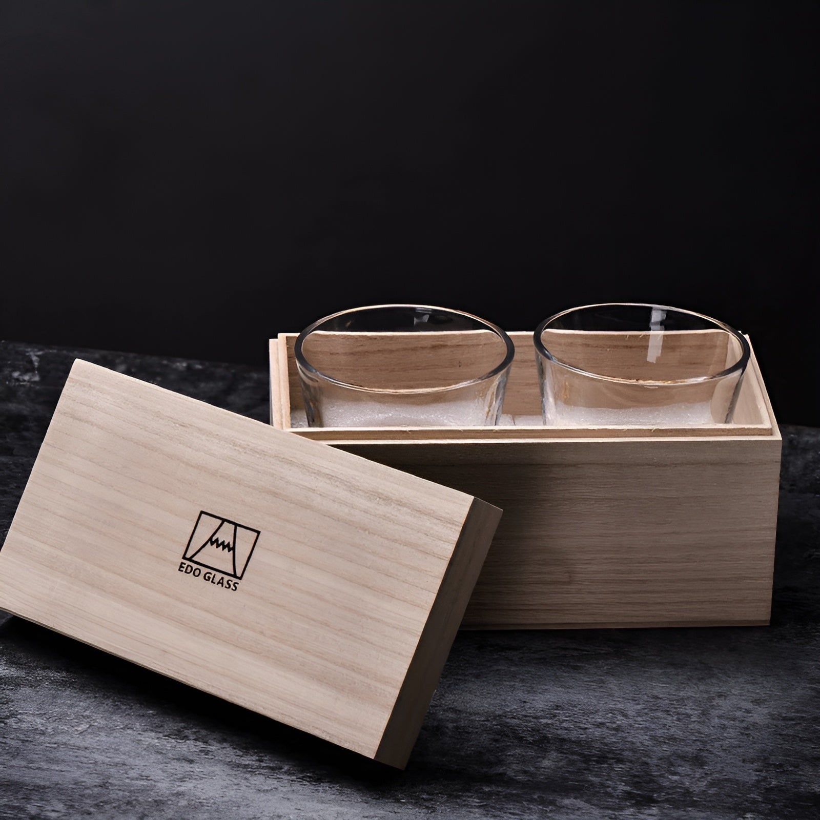 Whiskygläser mit Mount-Fuji-Design – Elegantes Set für Genießer