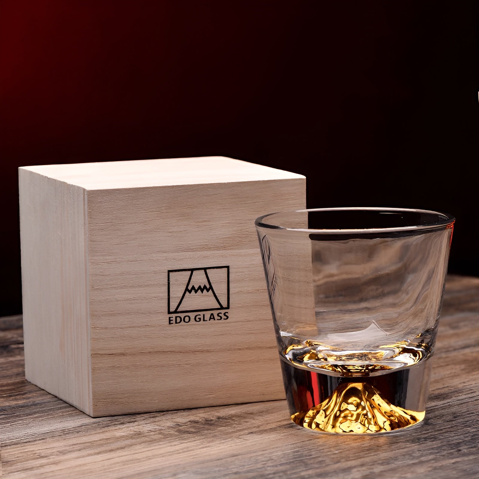 Whiskygläser mit Mount-Fuji-Design – Elegantes Set für Genießer
