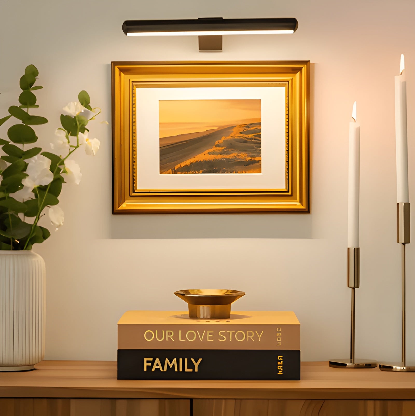 Kabellose LED-Wandleuchte – 120° drehbar & per USB aufladbar | Flexibel & modern