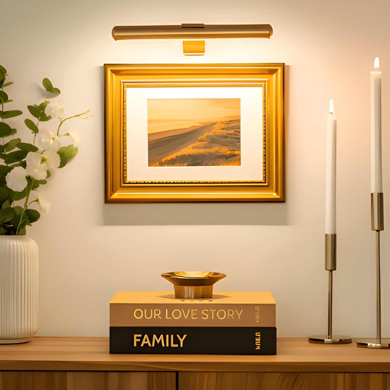 Kabellose LED-Wandleuchte – 120° drehbar & per USB aufladbar | Flexibel & modern