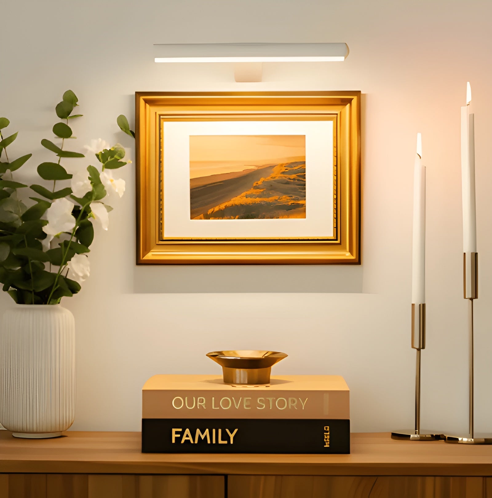 Kabellose LED-Wandleuchte – 120° drehbar & per USB aufladbar | Flexibel & modern