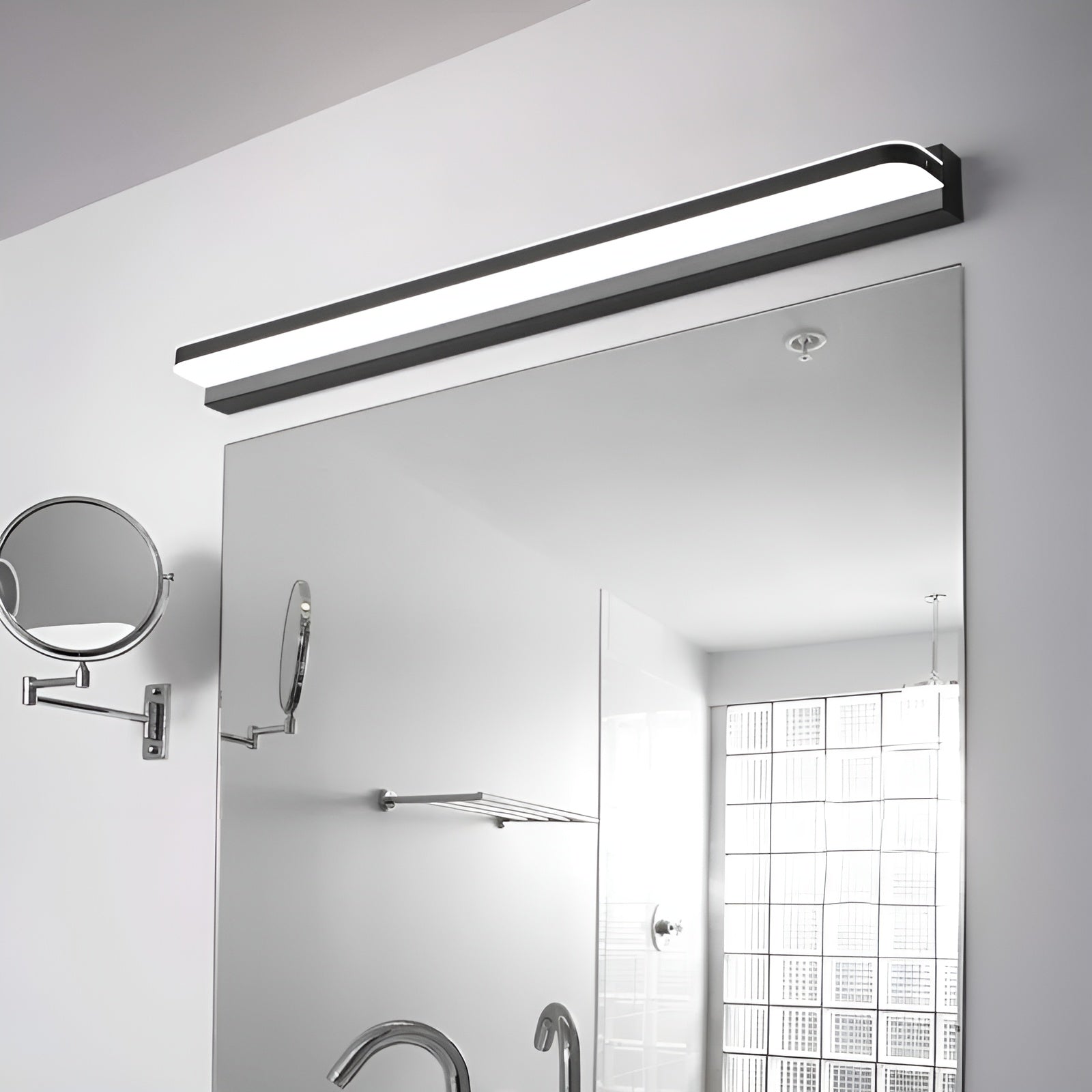 LED-Spiegelleuchte – Moderne Badezimmerlampe | Stilvolle Wandbeleuchtung