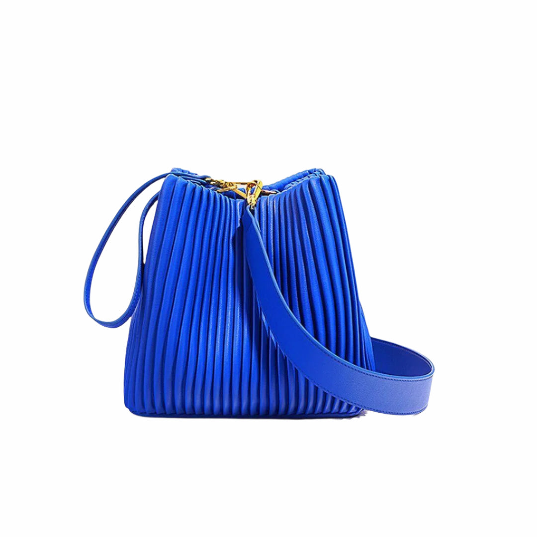 Deborah Bag - Elegante Bucket Damen Schultertasche aus Echtleder Elegare