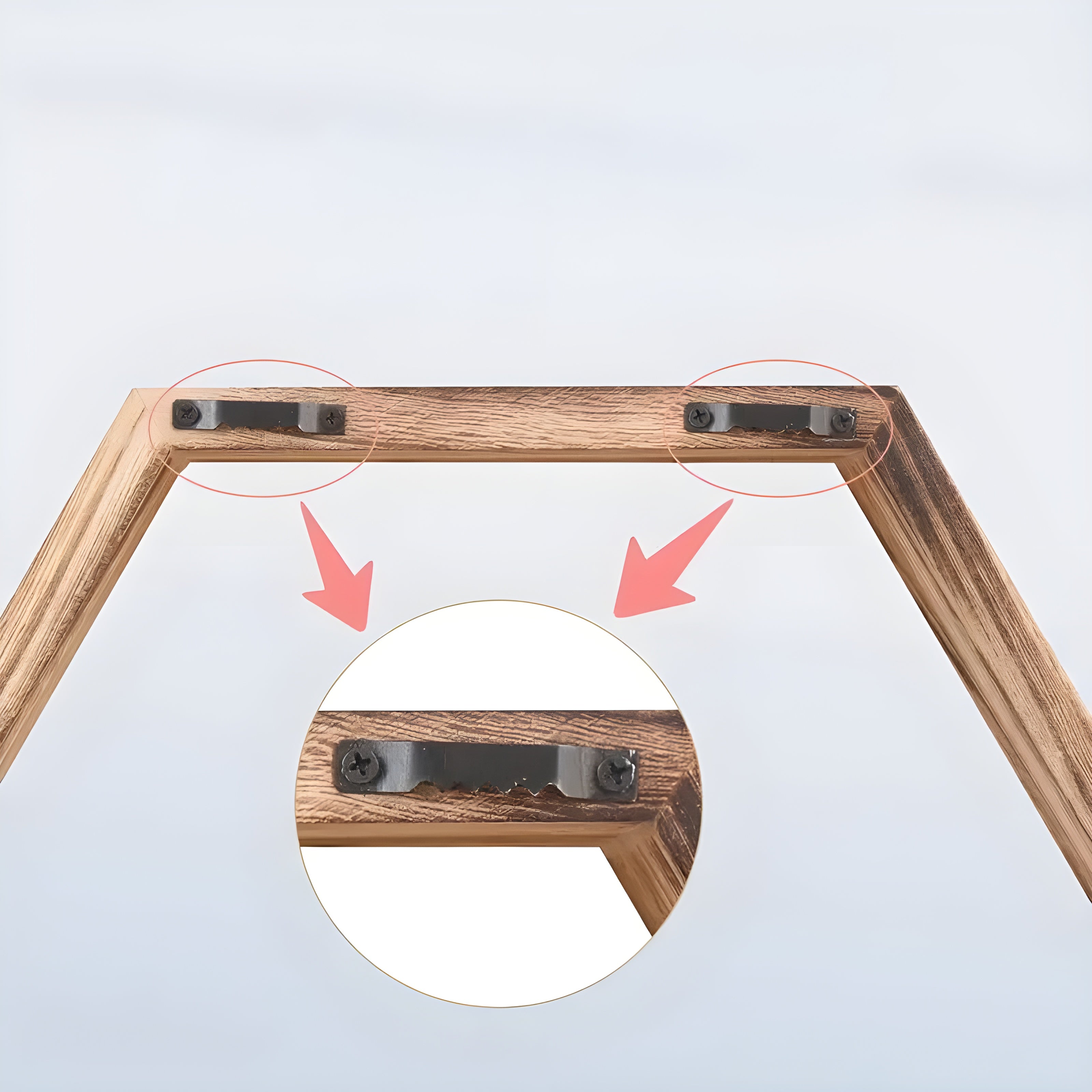 Wandregale aus Holz im 5er-Set – Sechseckig & Dekorativ | Perfekt für Wohnräume