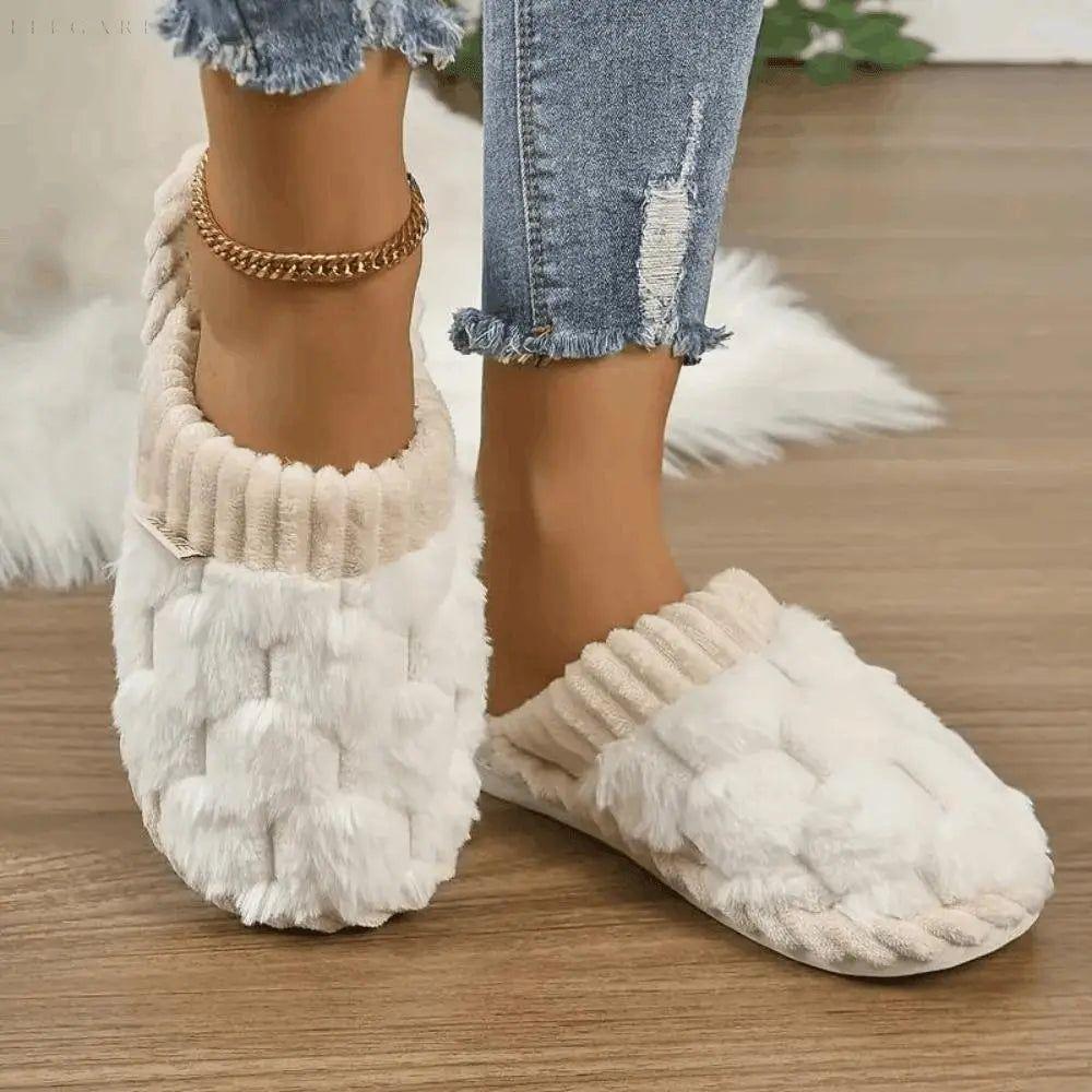 Plush Perfect - Hausschuhe mit ultimativer Wärme und Komfort - Elegare - DEA109 -