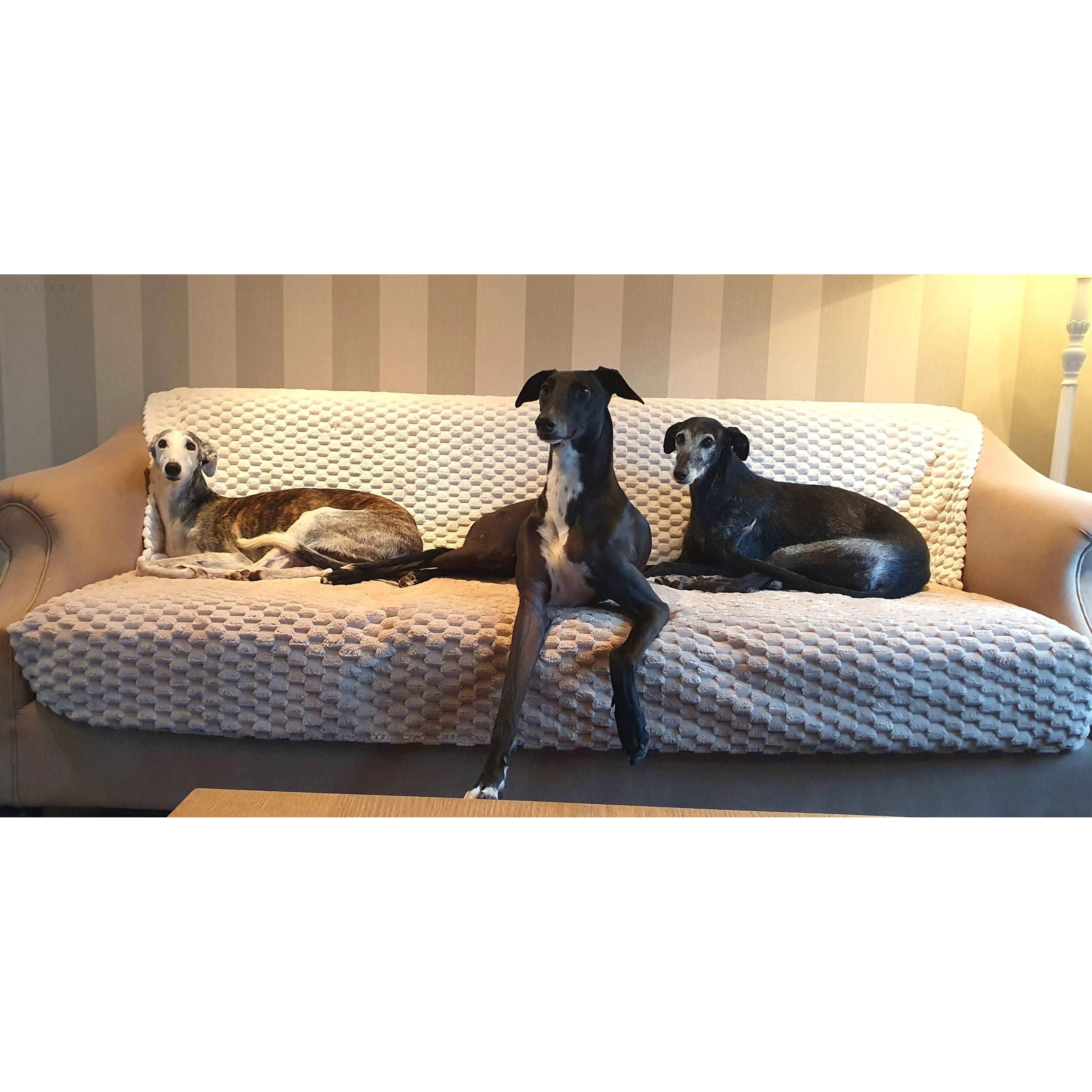 Romy - Plüschsofabezug - Hochwertige Sofa- und Kissenbezüge L Form - Elegare - -