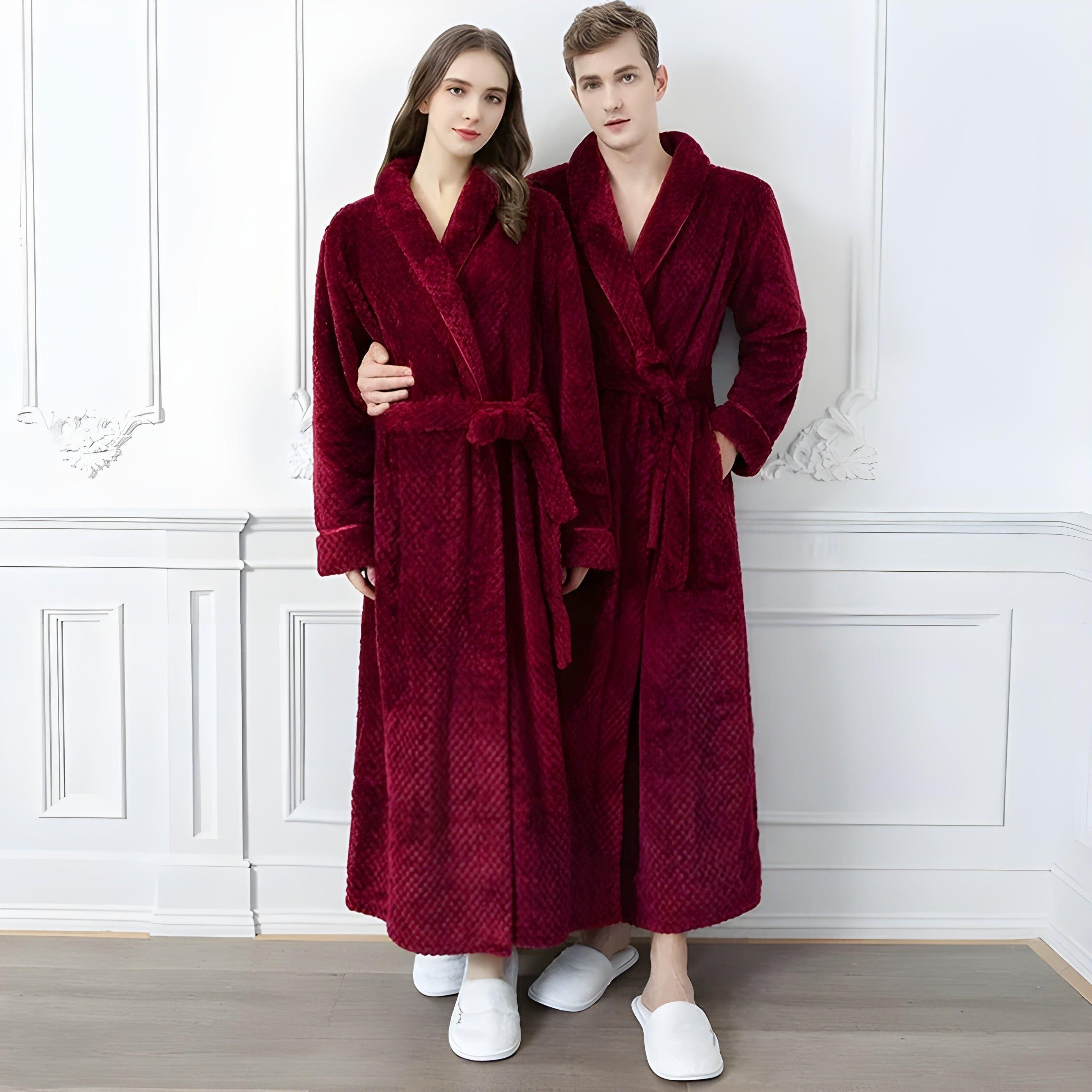 Alex Bathrobe - Luxus-Thermo-Bademantel aus Jacquard