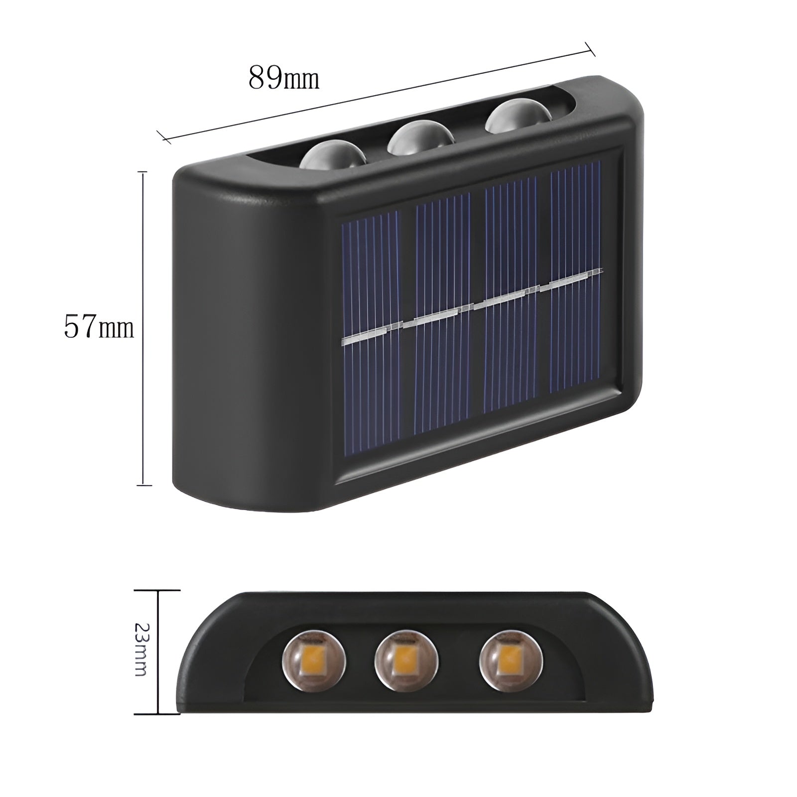 Solar Wandleuchte mit Bewegungsmelder – LED Außenbeleuchtung für Haus & Garten
