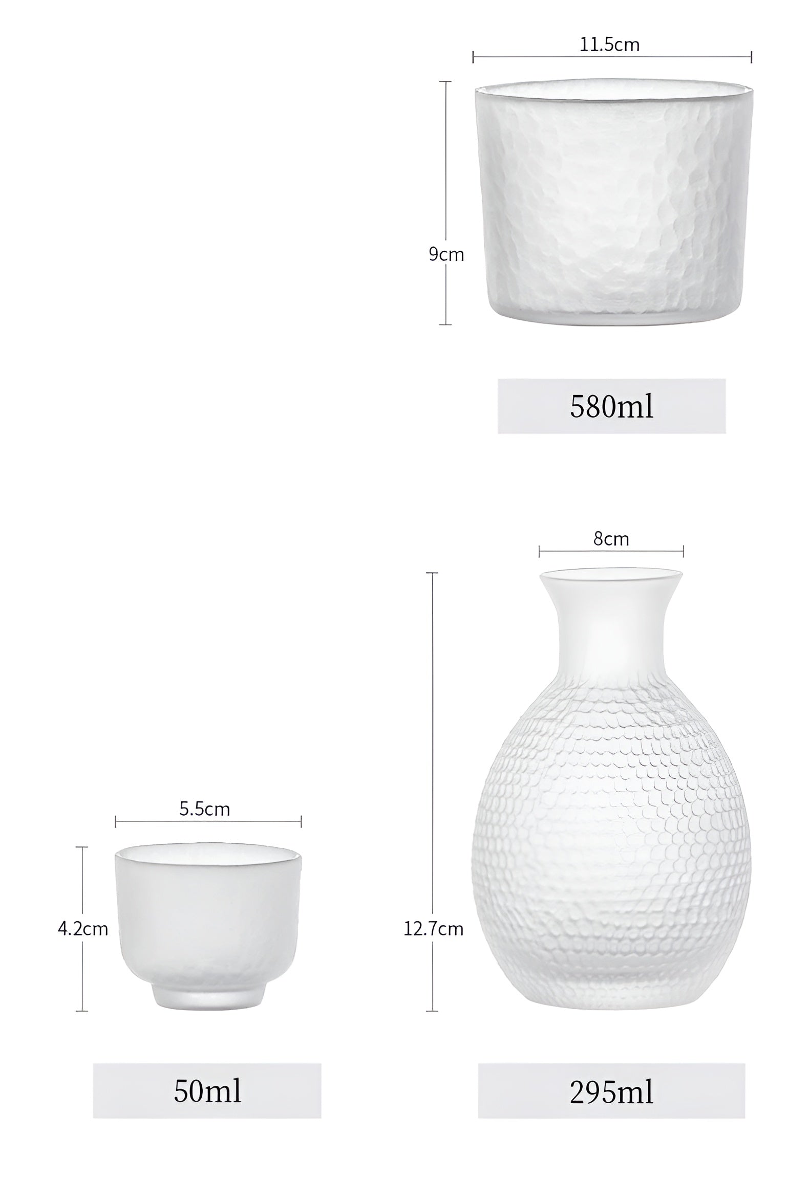 Japanisches Glas-Set – Elegantes Sake- & Whisky-Set | Perfekt für Bar & Zuhause