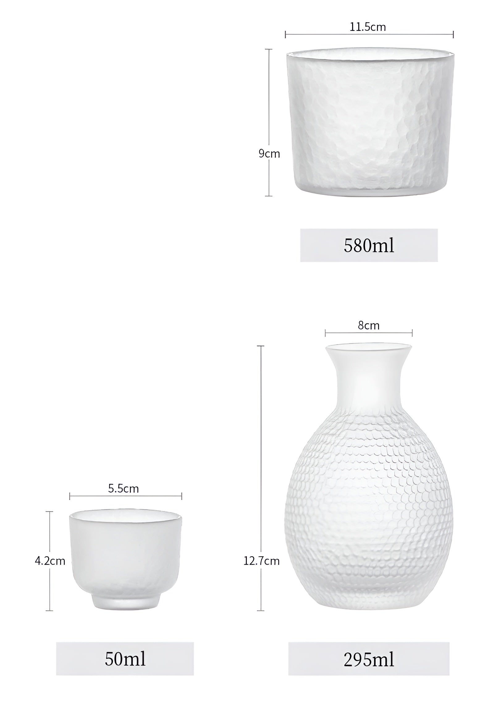 Japanisches Glas-Set – Elegantes Sake- & Whisky-Set | Perfekt für Bar & Zuhause