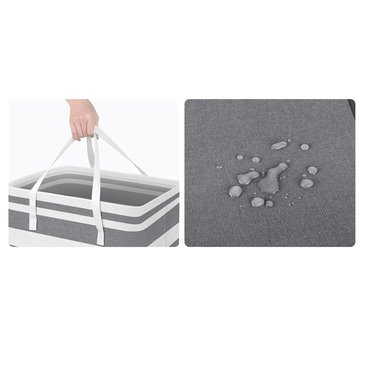 Faltbarer Wäschekorb – Wasserdicht und Tragbar | Ideal für Schlafzimmer & Waschräume