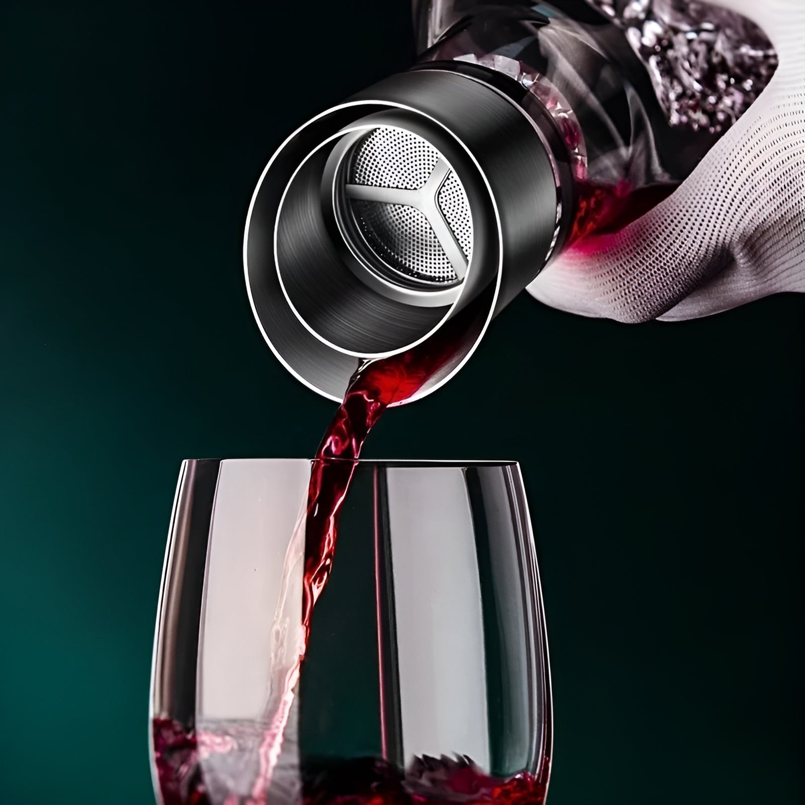 IcebergGlow Decanter – Eleganter bleifreier Kristall Whisky Dekanter
