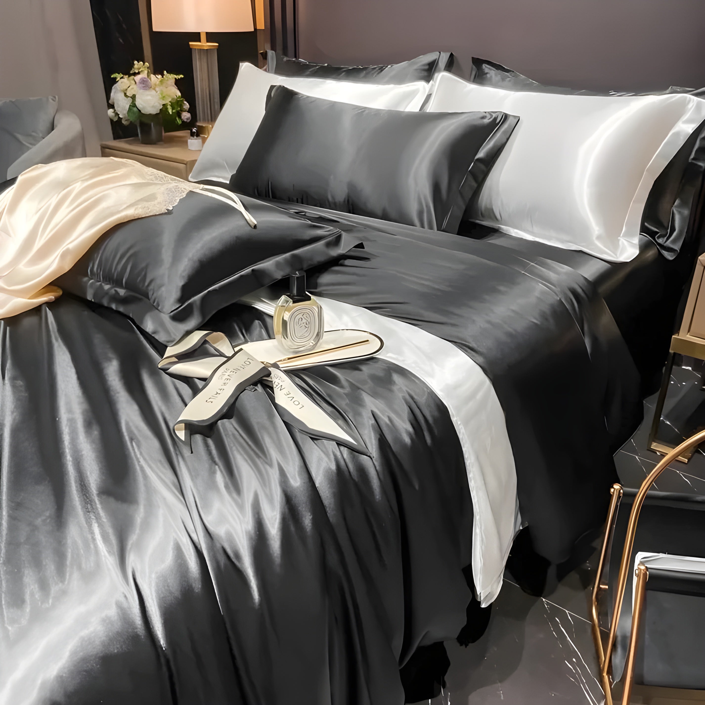 Bettwäsche-Set aus Satin – Luxuriös und Weich | Perfekt für alle Jahreszeiten